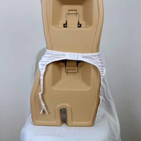 White Garter Belt by Cabernet Small White Lingerie White Lace Wedding A14 - Picture 3 of 8